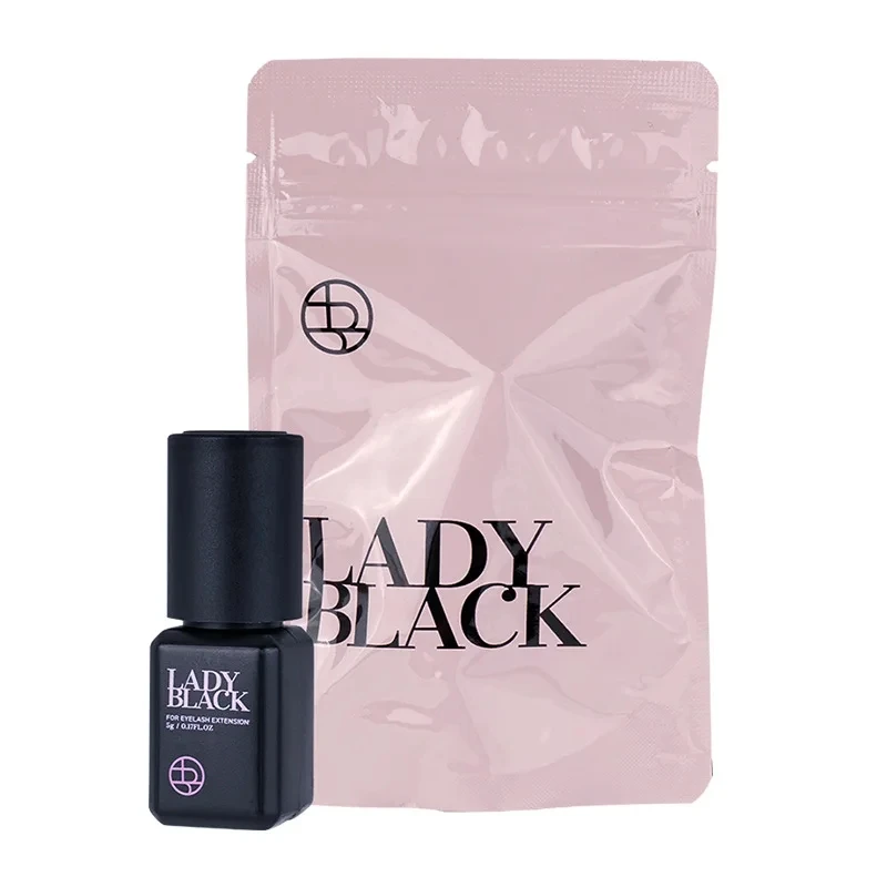 5 ml Korea Original Sky Glue Lady Black Leistungsstarker Wimpernkleber für Wimpernverlängerungen, geringe Reizung, 3–4 Sekunden, schnell trocknende schwarze Kappe – Detail 1