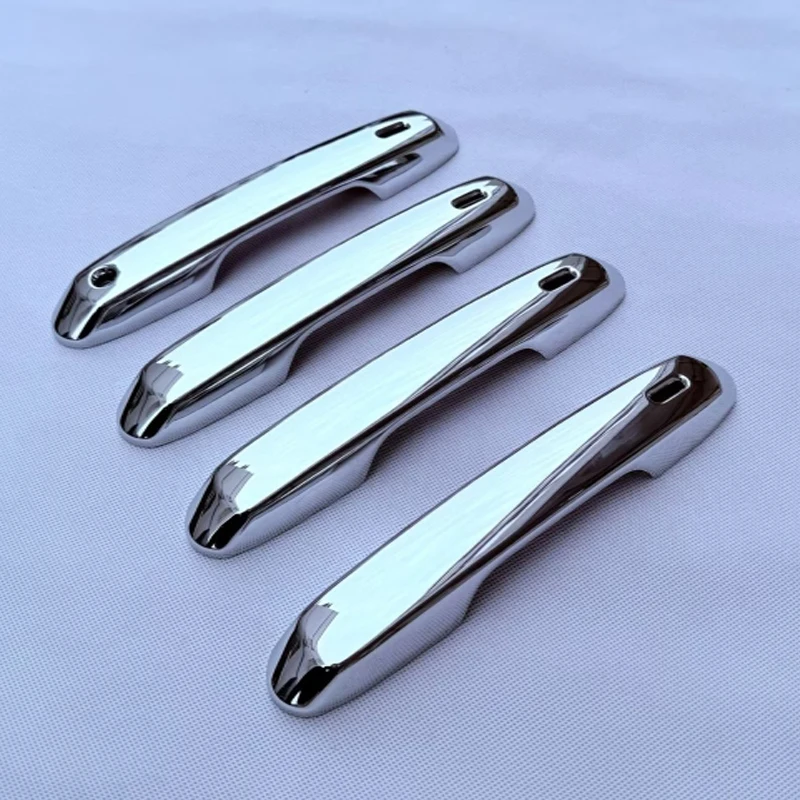 For Toyota Grand Highlander 2024 2025  ABS carbonfiber Chrome Side Door Handle door bowl Cover Trim Car Exterior Accessories