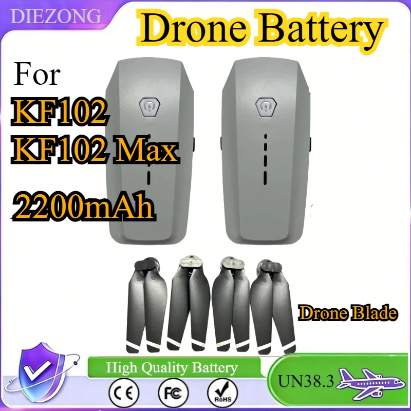 

7.4V 2200mAh Drone Battery for KF102/KF102 MAX KF102MAX Replacement Rechargeable Battery Wholesale Drone Blade Accessories