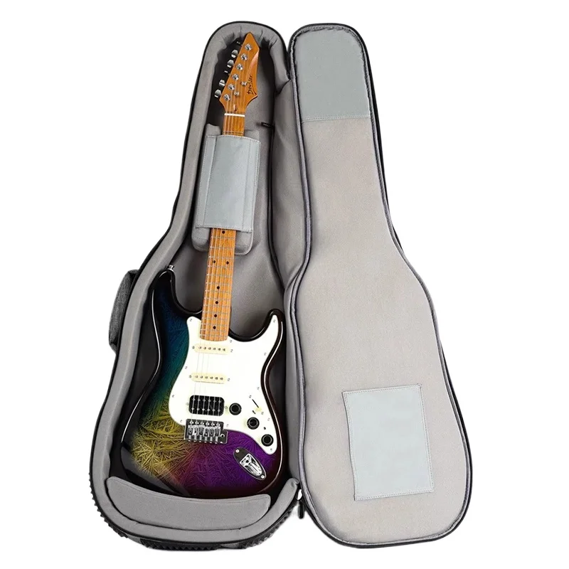 39 Inch Electric Guitar Bag Waterproof Electric Guitar Backpack Portable Multiple Pockets Protective Case Instruments Parts