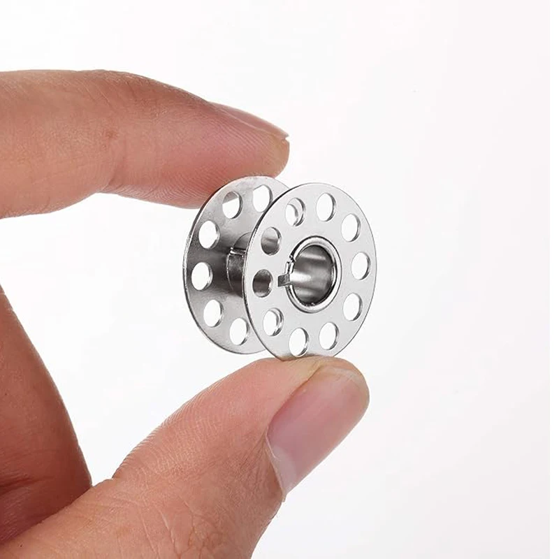 10-20Pcs Sewing Machine Metal Bobbins Replacement Bobbins For Brother Janome Singer Bernina Etc Front Loading 15 Class Machines