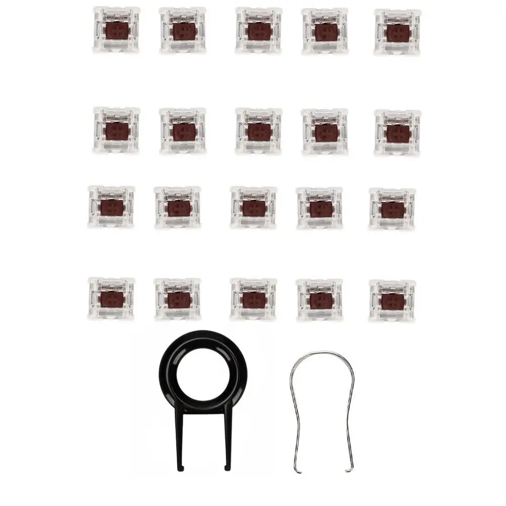 Replaceable 3 Pin Mechanical Keyboard Switch Dustproof Clear Housing universal joint Keyboard Switches Mechanical Keyboard