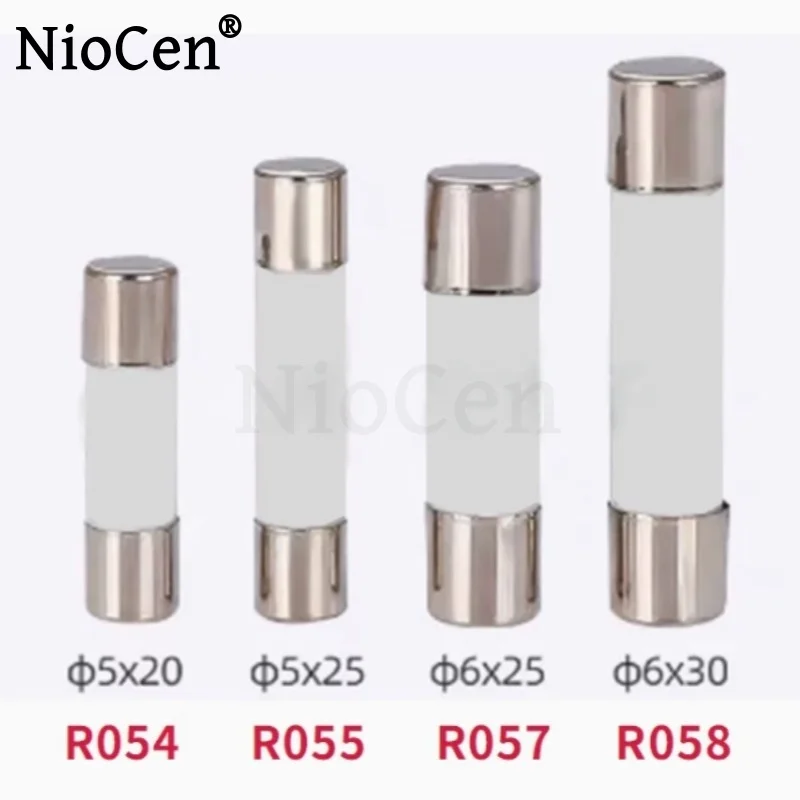 (10PCS) Ceramic fuses 250V R057 6X25