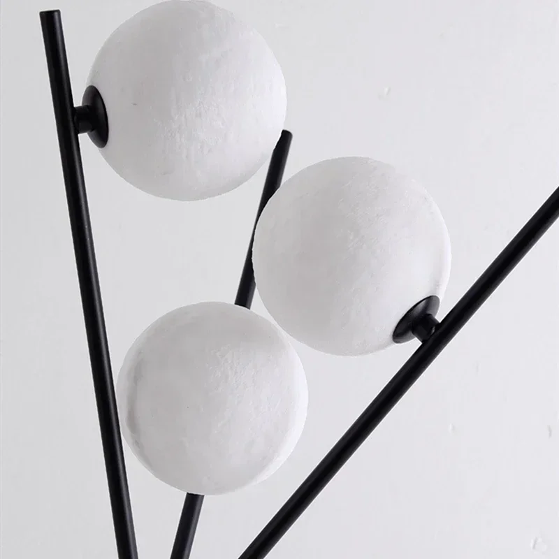 Imagem -03 - Nordic Ferro Forjado Led Floor Lamp Desktop Table Light Home Decoração Acessórios Sala de Estar Quarto Sofá