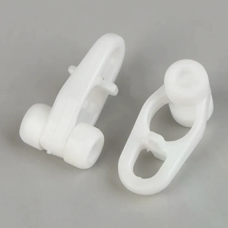50pcs Of Lightweight Curtain Rail Sliding Wheel Hook Type Universal Straight Rail Curved Rail Slider Curtain Hook Ring