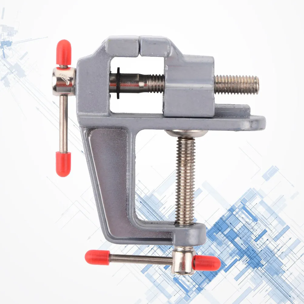 30Mm Compact Mini Bench Vise Cast Aluminum Hardware Portable Clamp for Woodworking DIY Crafts Electronics