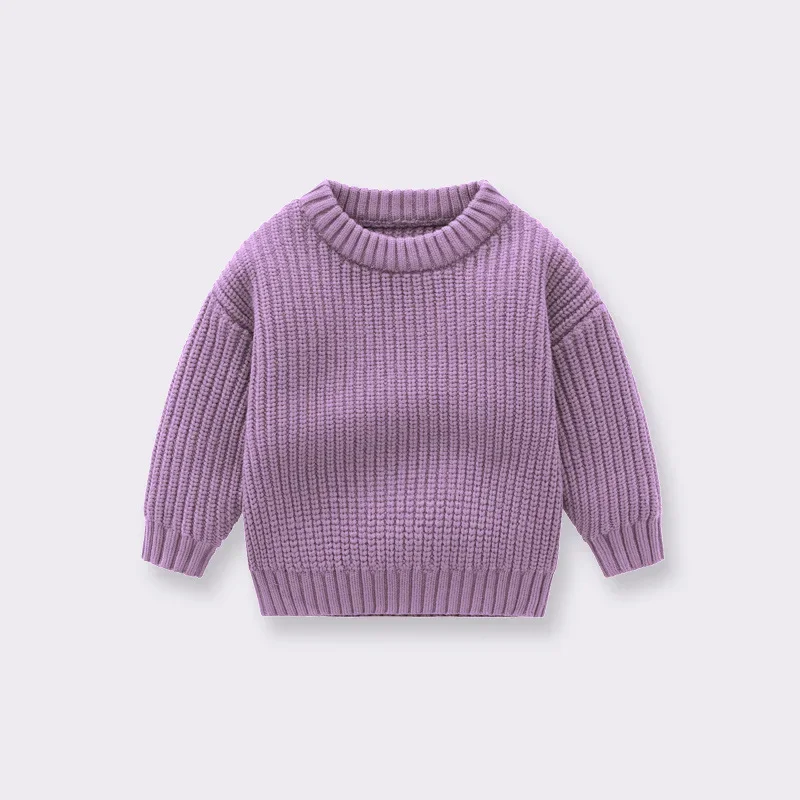 

0-7T New Baby Boys Girls Clothes Kids Sweater Toddler Knit Sweater Newborn Knitwear Long Sleeve Cotton Toddler Pullover Tops