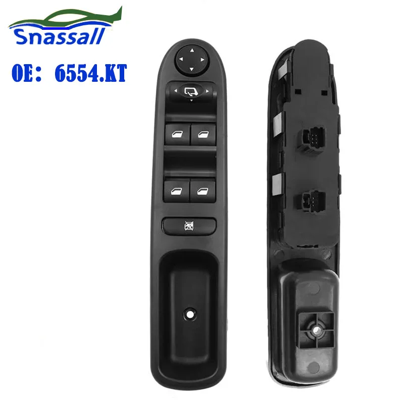 

6554KT LHD Master Power Window Switch For Peugeot 307 307SW 307CC Electric Control Switch 6554.KT