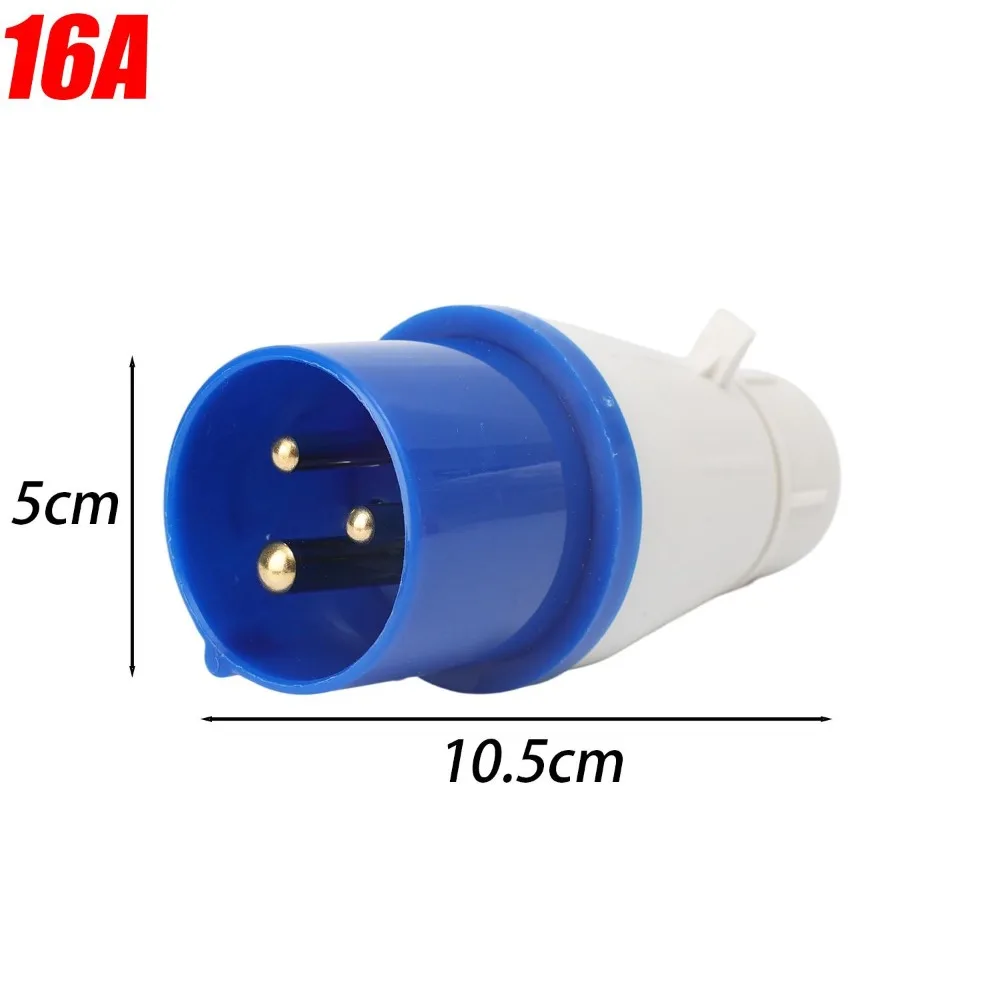 IP44 Rated Industrial Plug 3PIN 4PIN 16A 32A Waterproof Connector Heavy Duty Insulated Socket Power Connector Industrial Use