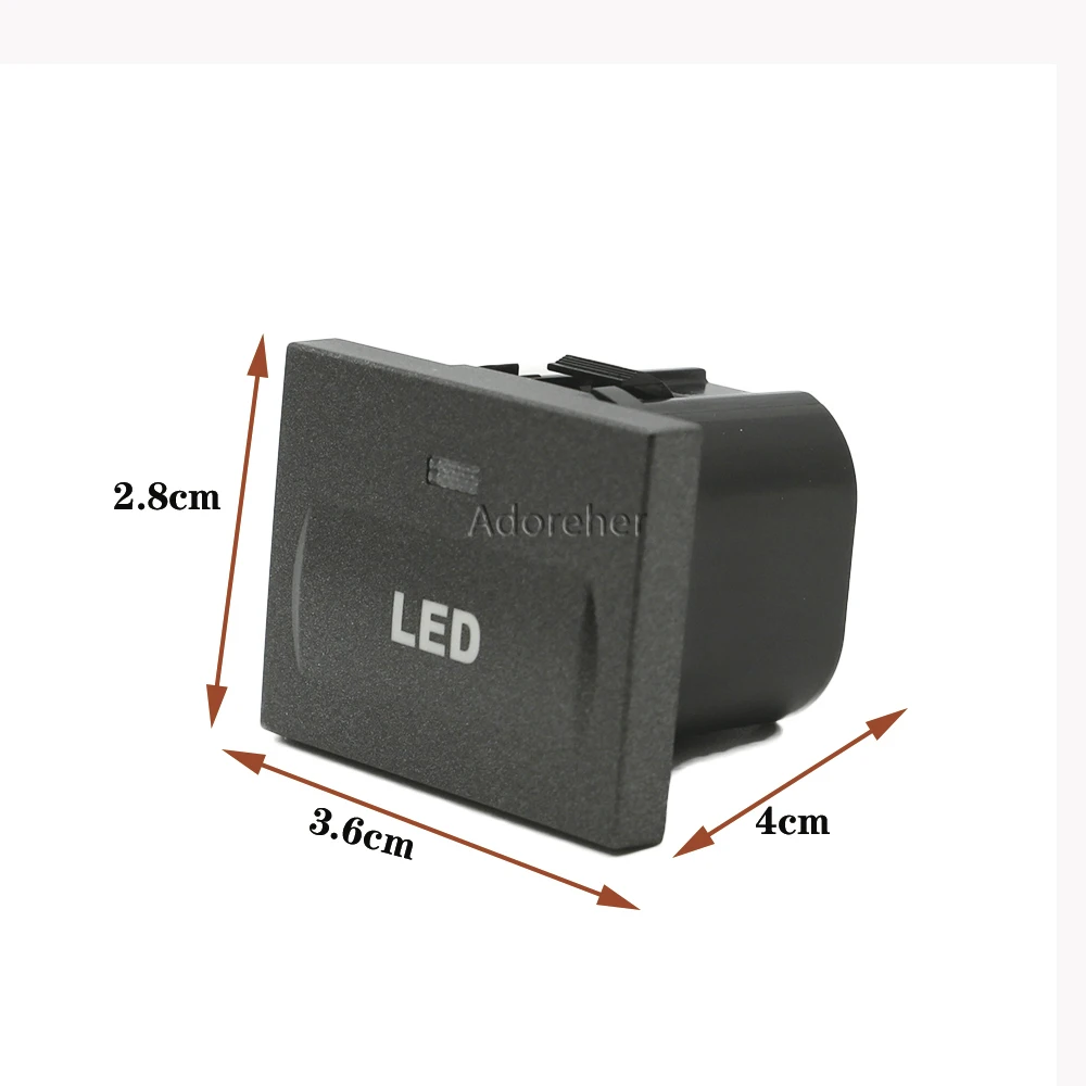 Car LED BSM Radar Sensor Light Heat Steering Wheel Power Switch Button Light for Ford Focus 2 MK2 2009 2010 2011 Accessories