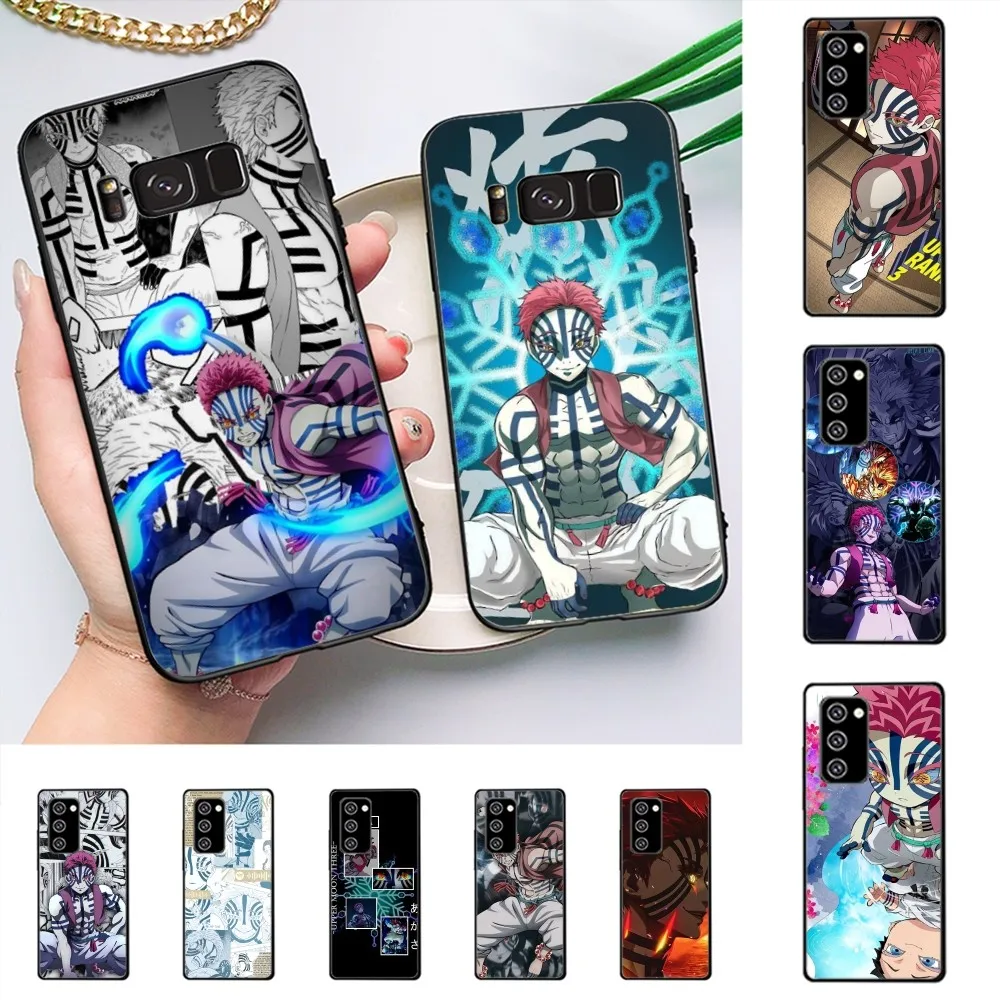 Akaza Demon Slayer Phone Case For Samsung J 7 plus 7core J7 neo J6 plus prime J6 J4 J5 Mobile Cover