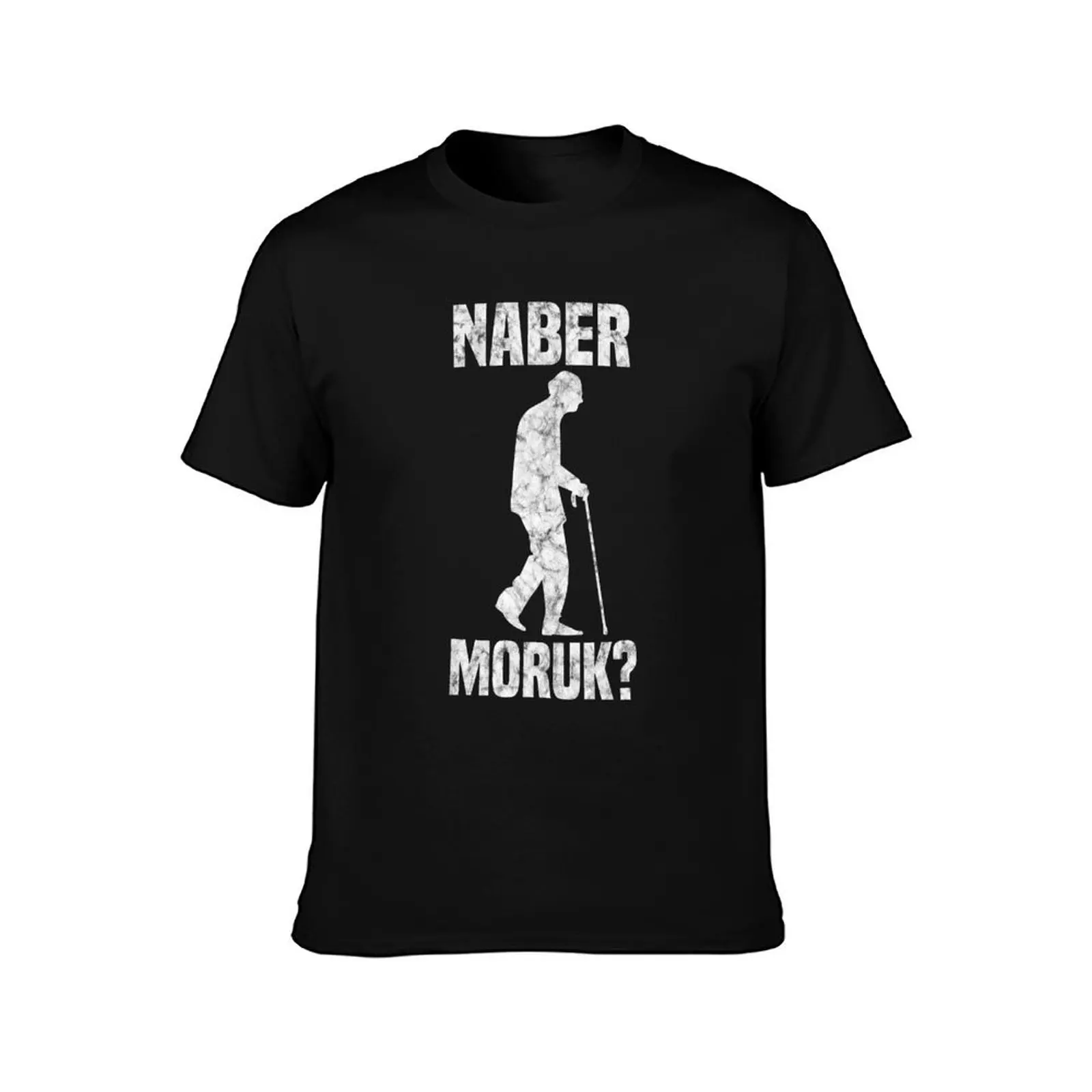 Naber Moruk old man Digga old Turkish T-Shirt Retro Graphic Print T-Shirt