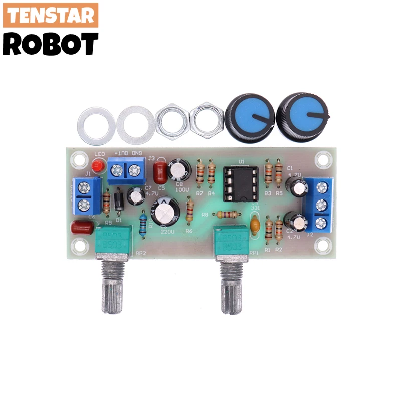 High-Precision Single Supply Low Pass Filter Board Wubwoofer Preamp Board 2.1 Channel DC 10-24v 22hz-300hz