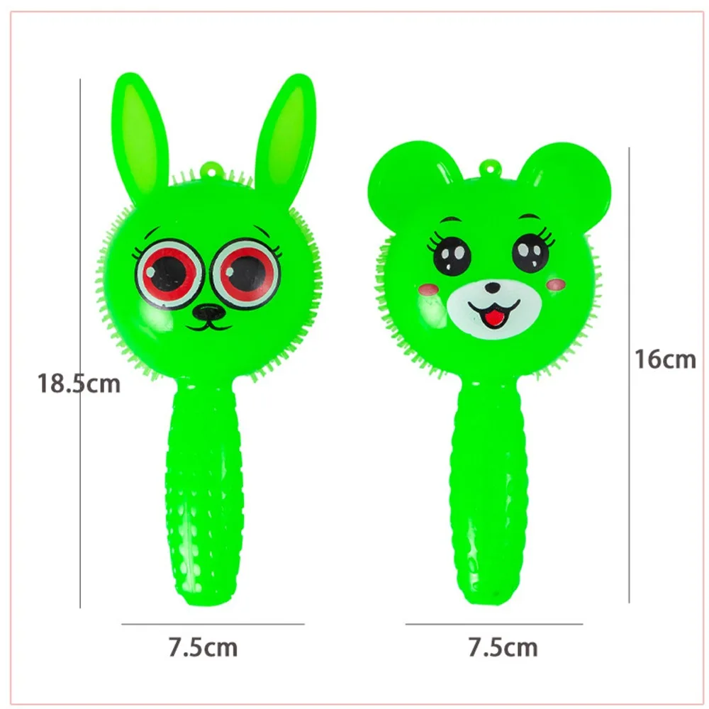 5 Pcs Cute LED Luminous Bunny Bear Pinch Toy for Children\'s Birthday Party Baby Shower Wedding Guest Gift Christmas Kids Gift