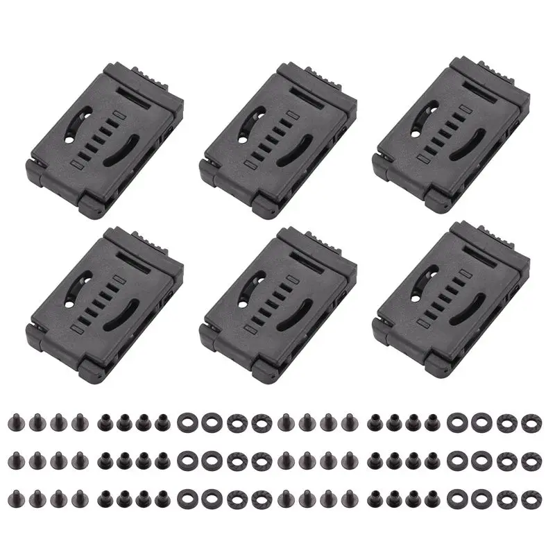 Special Offer~6PCS Travel Buckle Large Tek Lok Belt Clip Loop For Knife Kydex Sheath/Holster With Hardware, Special For DIY