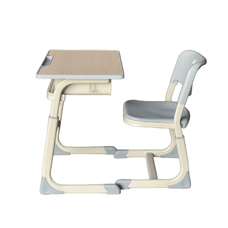 Single student desks and chairs Children's desks can be lifted and lowered