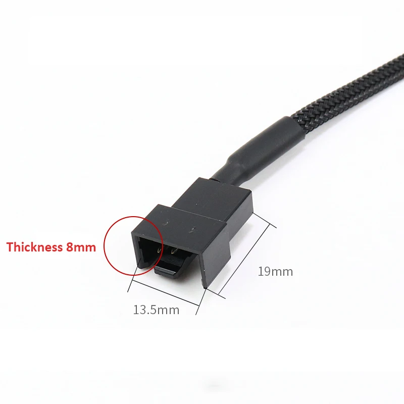 1/5/10PCS SATA 15 Pin to 3 Pin/4 Pin Laptop Motherboard CPU Fan Extension Cable Adapter Dropship