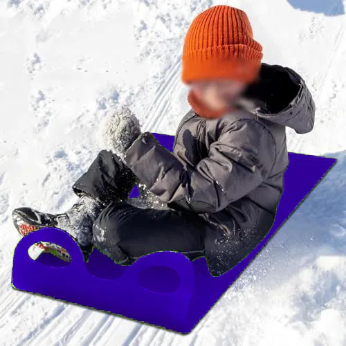 1 Pc Ski Blanket Safe Sled Mat Flying Carpet Snowboard Children\'s Portable Flexible Flying Carpet Practical Fordable Ski Blanket