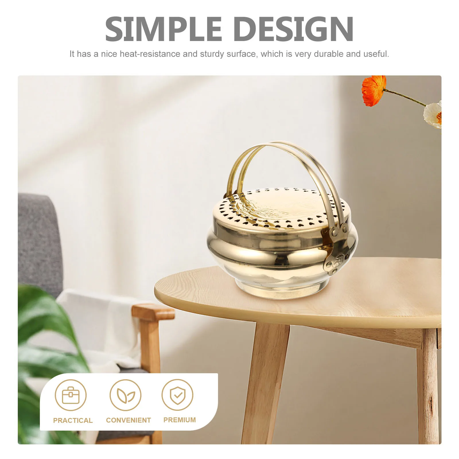 

Multi-Functional Household Charcoal Burner Chinese Wedding Stove Durable Rust-Proof Charcoal Pot Outdoor Barbecue Heating Stove