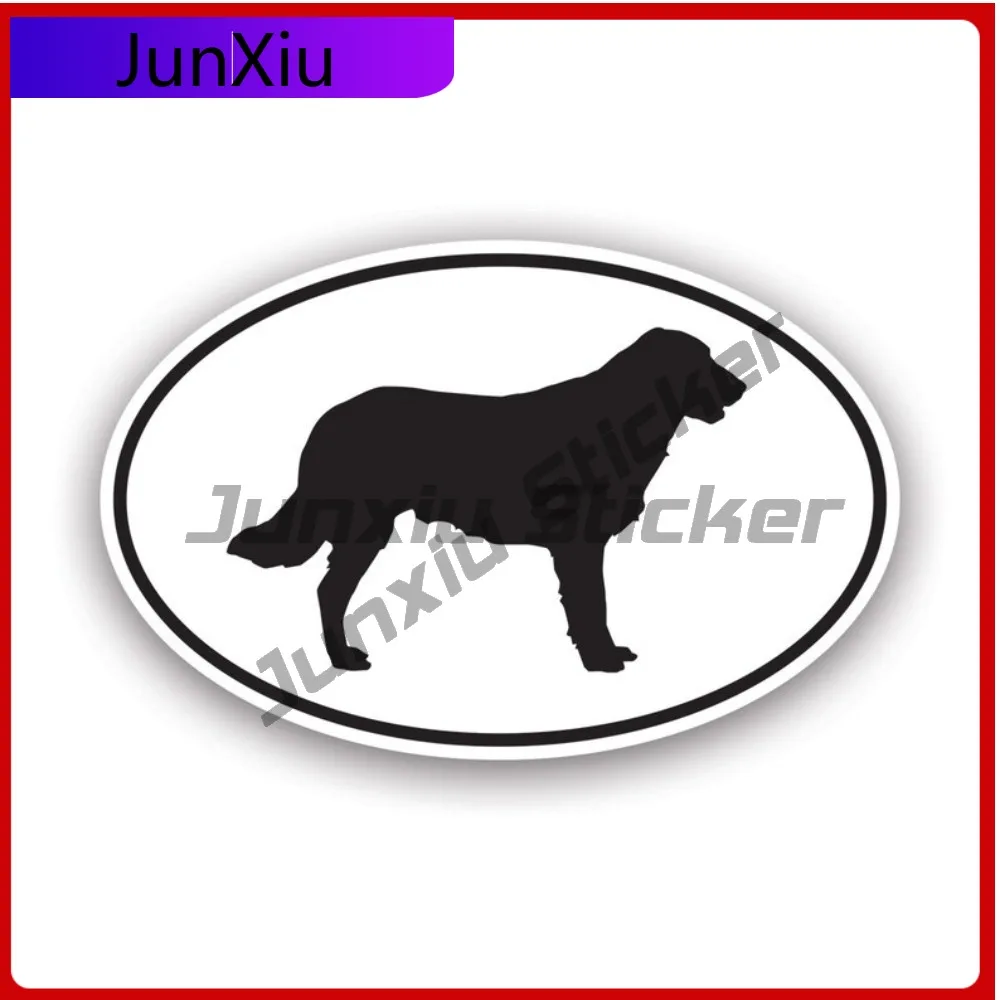 

Unique Classic Flat Coated Retriever Euro Oval Sticker Decal American Made Uv Protected Cute Dog Canine Pet Flattie Flatte