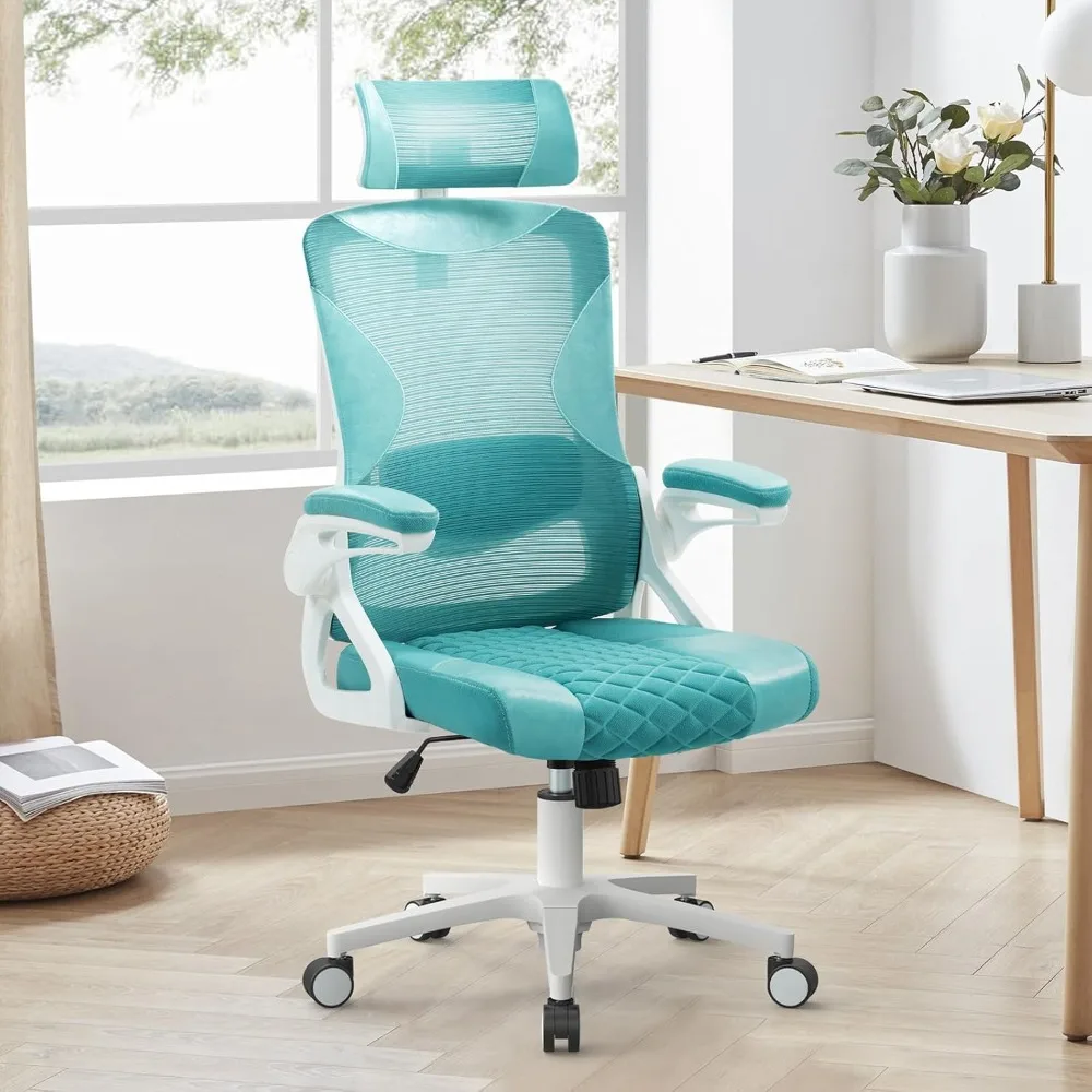 

Office Chair - Ergonomic Desk Chair with Adjustable Lumbar Support, Mesh Computer Chair, Executive Chair for Home Offic