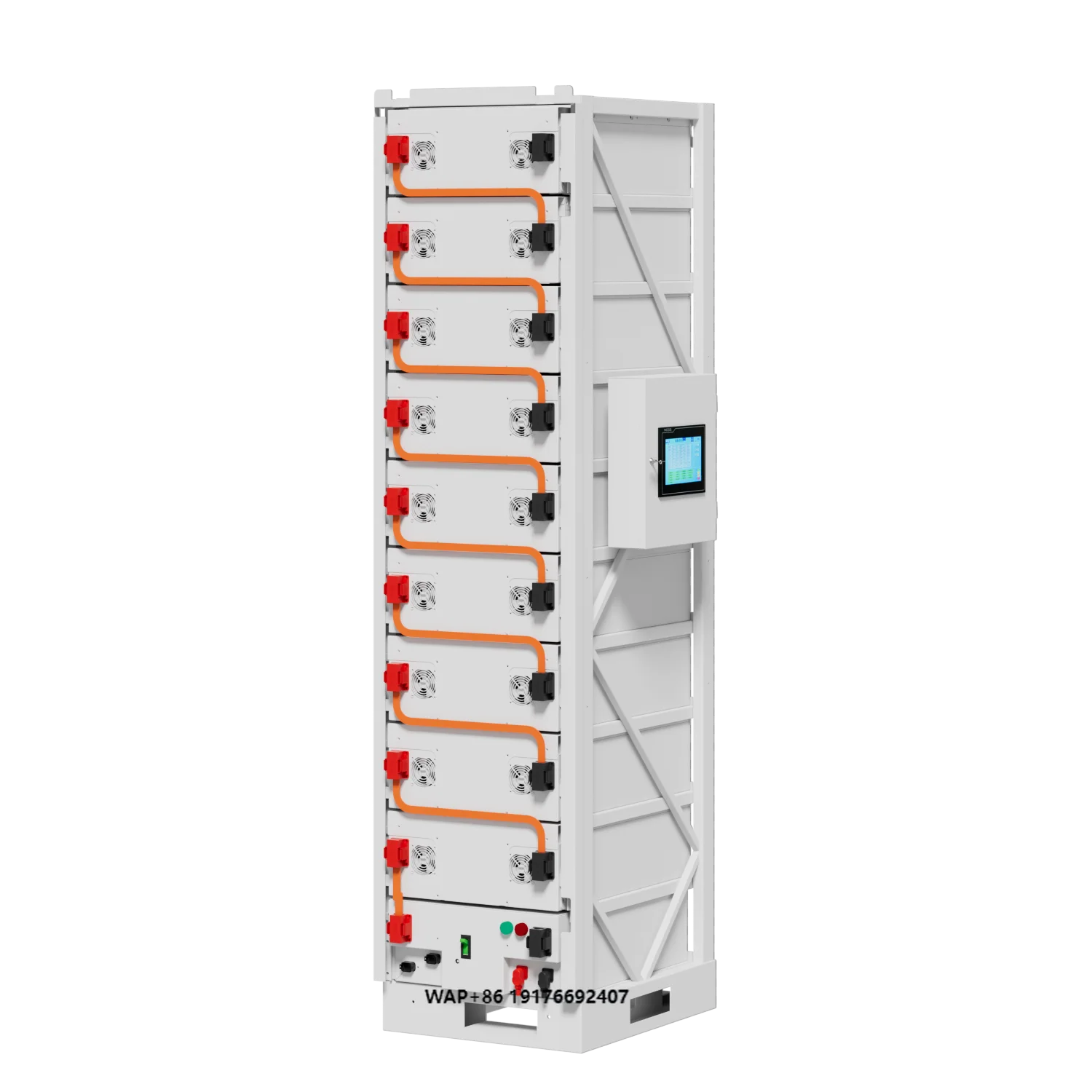 High Voltage Rack mounted  40KWH  50kwh 100kWh Lithium Battery Pack 76.8V 120ah single module 9.2kwh Solar Energy Storage System