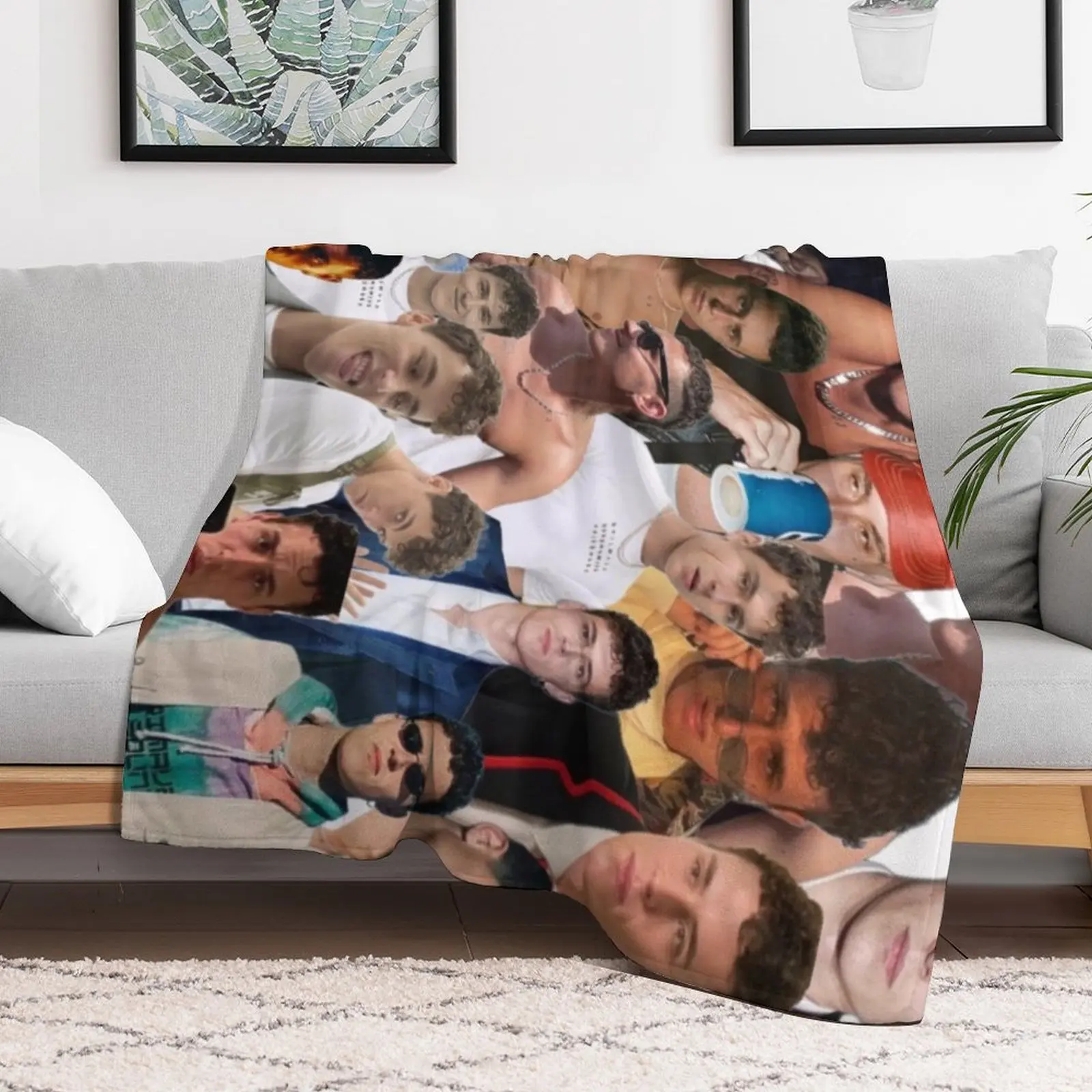 aron piper photo collage Throw Blanket