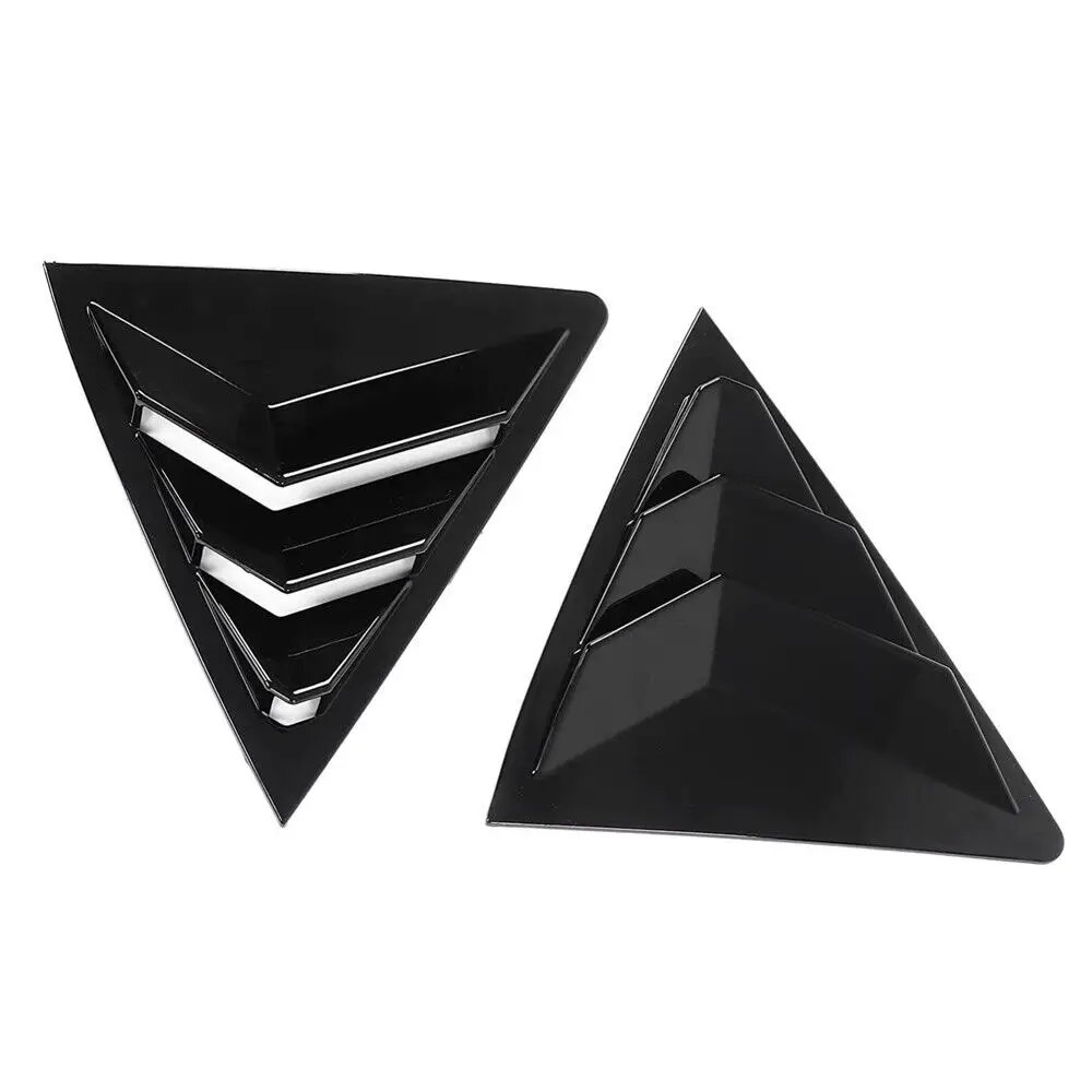 Für Toyota Corolla 2014 2015 2016 2017 2018 Auto Hinten Lamellen Fenster Seite Shutter Abdeckung Trim Aufkleber Vent Scoop Carbon Faser auto – Detail 8
