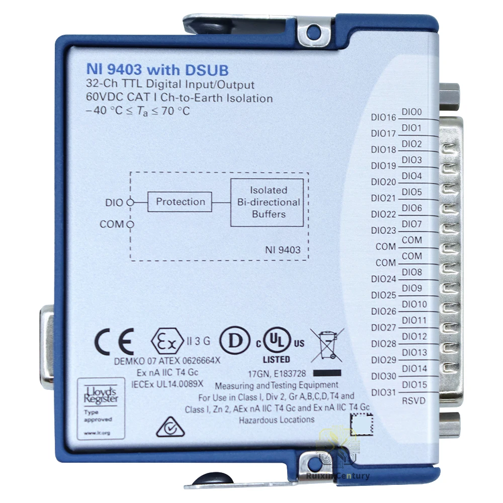 FOR NI 9403 C Series 32-Channel 5 V/TTL Bidirectional Digital I/O Module 779787-01 High-Speed Industrial Control Board Genuine