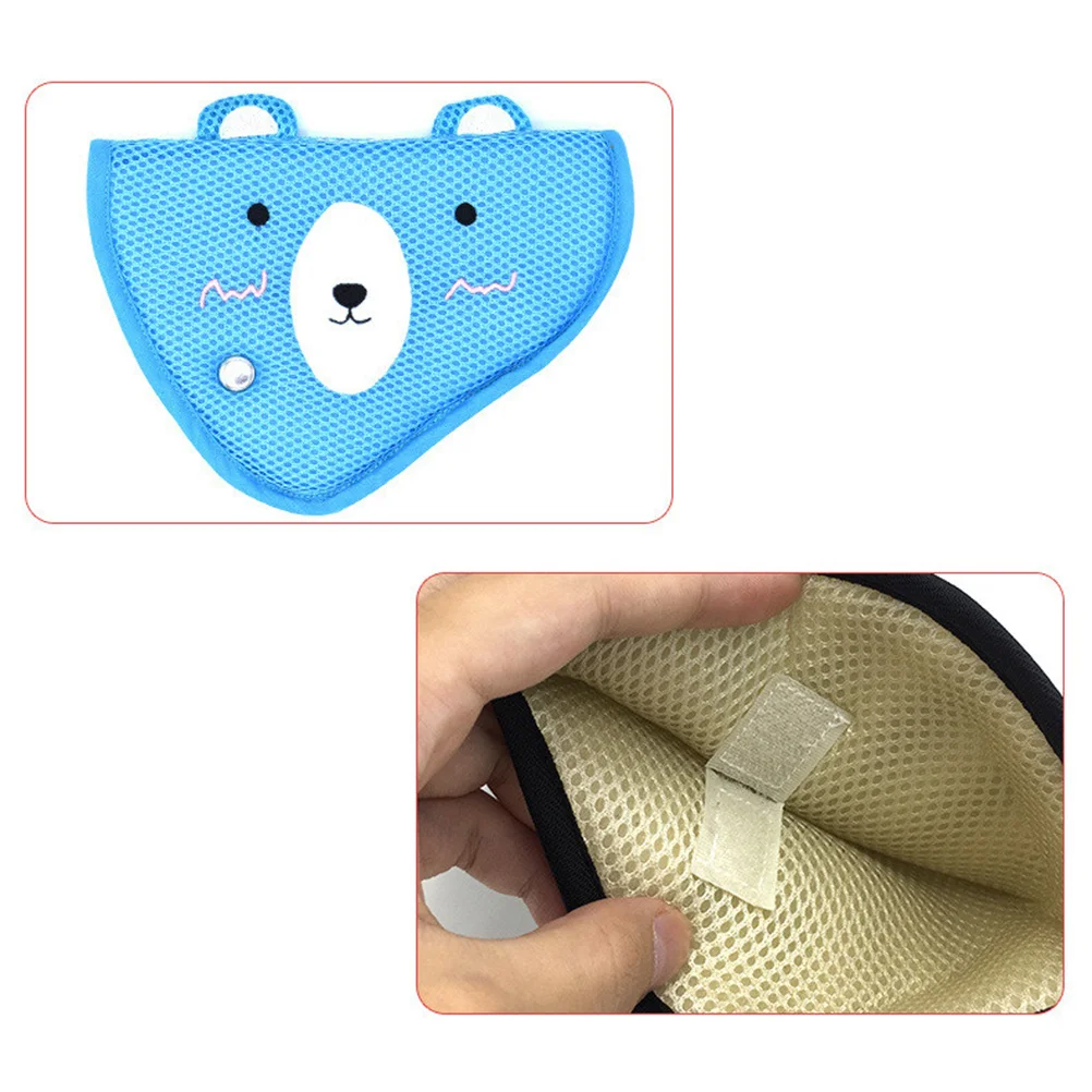 

Adjuster Seatbelt Pad Harness Protective Cover Breathable Air Mesh Easy Installation for Kids Rabbit