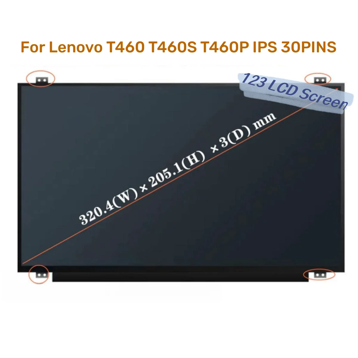 14INCH 1080P IPS 30PINS Laptop DISPALY Screen NV140FHM-N41 FIT N140HCE-EAA B140HAN01 LTN140HL05 FOR Lenovo T460 T460S T460P