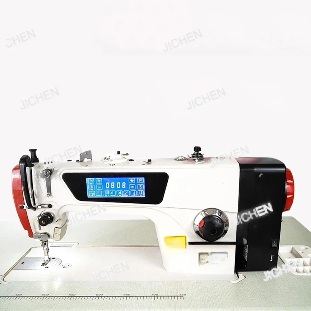 ماكينة تشذيب وخياطة الخيط الأوتوماتيكية من JC، ماكينة كمبيوتر مسطحة صناعية سميكة ورقيقة عالمية عالية السرعة، علامة تجارية جديدة،