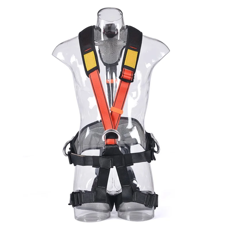 Multifunctional Climbing Rescue Safety Rope Double Belt Safety Belt Aerial Work Full Body Safety Belt
