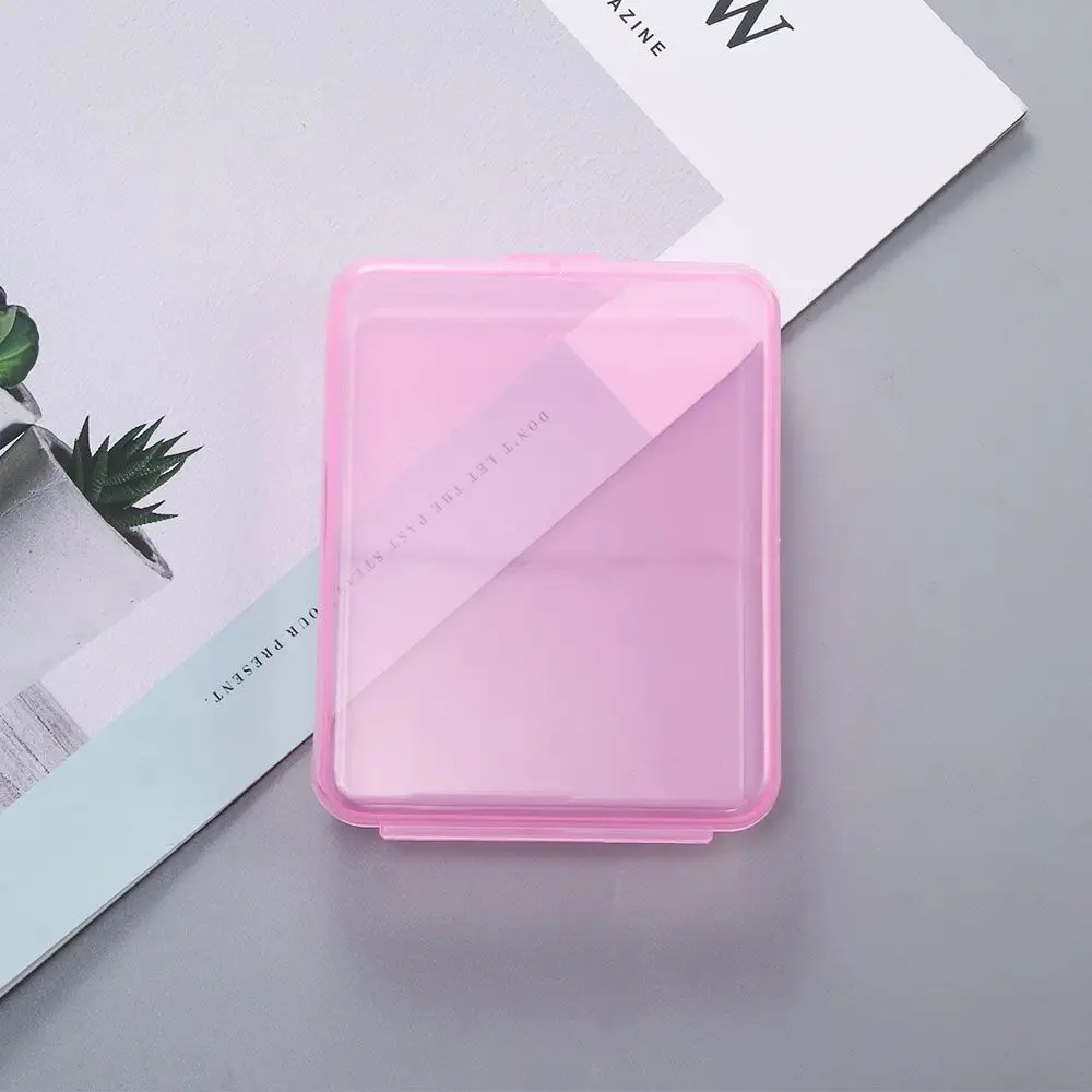 Protection Powder Puff Container Disposable Dustproof Face Masks Mask Storage Case Storage Box Powder Puff  Case Transparent