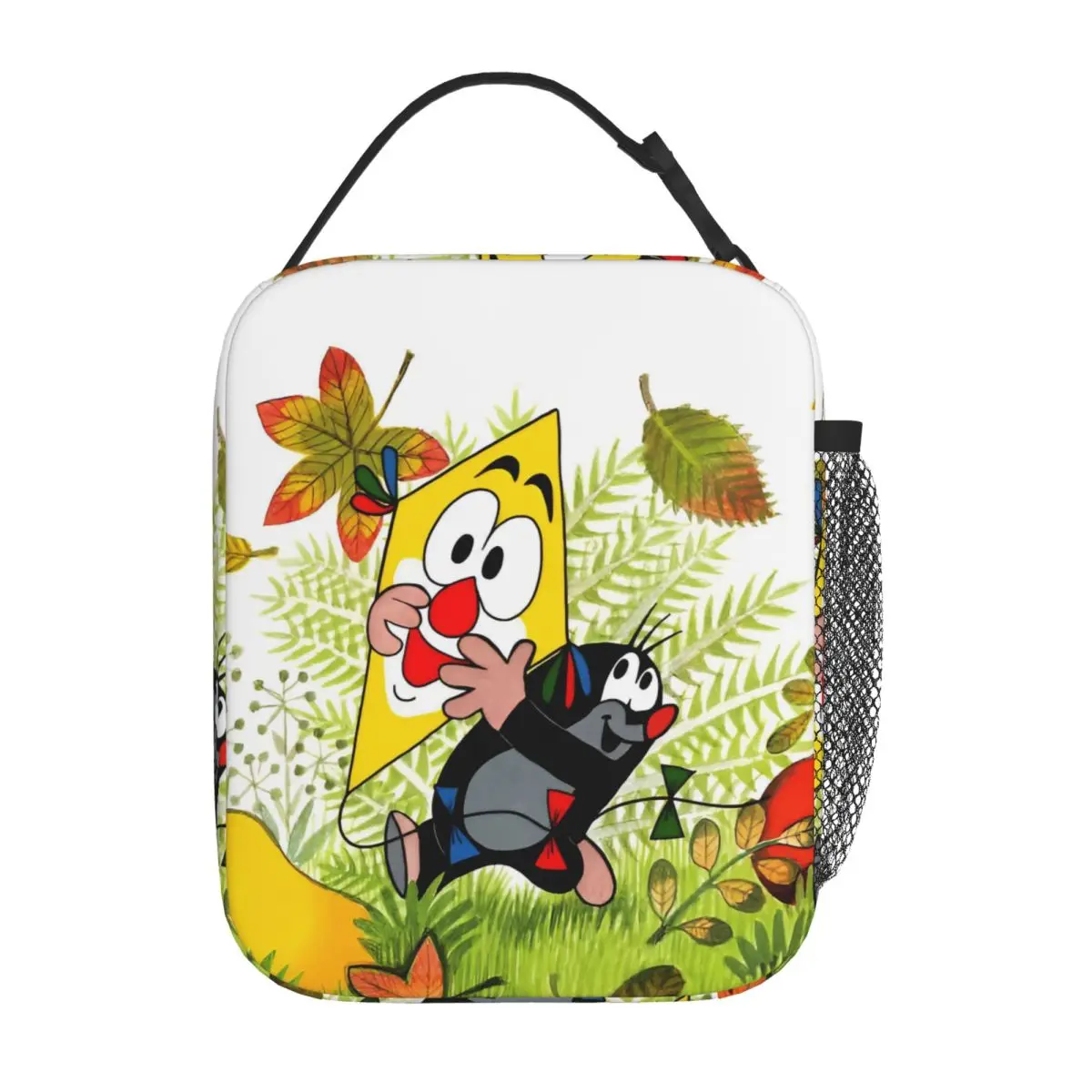 Cartoon The Little Mole Cute Insulated Lunch Bag Cooler Bag Reusable Meal Container High Capacity Tote Lunch Box Food Handbags