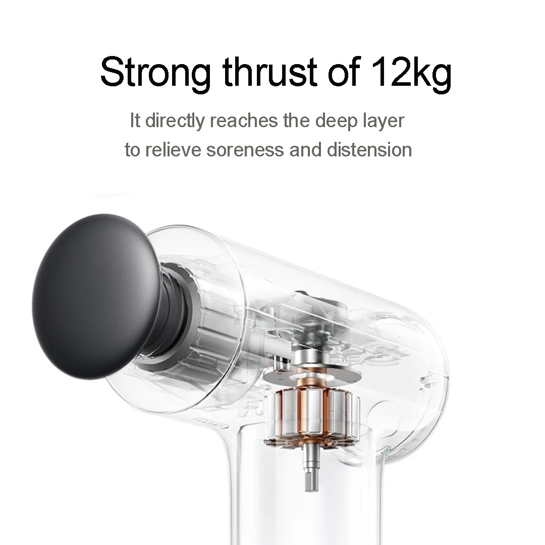 Xiaomi mijia الساخن ضغط اللفافة بندقية H3 البسيطة في الهواء الطلق المحمولة تدليك بندقية 12 كجم التوجه الاسترخاء العضلات 3-وضع السرعة 45dB الضوضاء