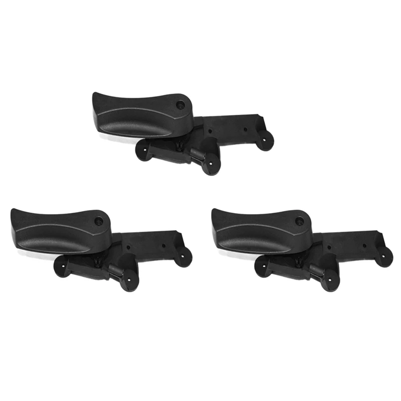 3X Black LHD Hood Release Grip Handle & Bracket For BMW E65 745I 750I 760I Alpina E66 745Li 750Li 51237023992