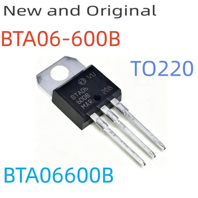 Bta06-600Brg Bta06-600B Bta06-600Bw To220 6A 600V Triac