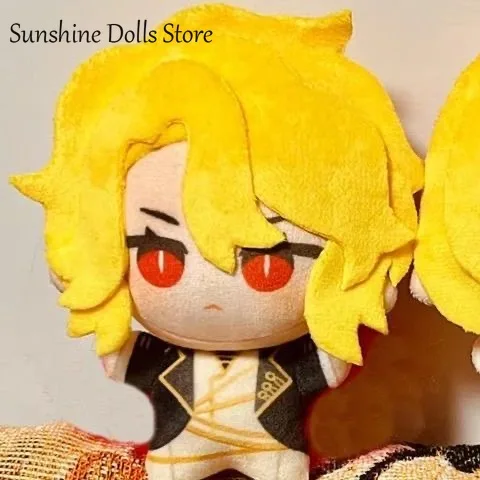 Anime Limbus Company Dante Don Quixote Sancho Print Plush Cotton Doll Body 10CM Bag Pendant Stuffed Toys Plushie Gift