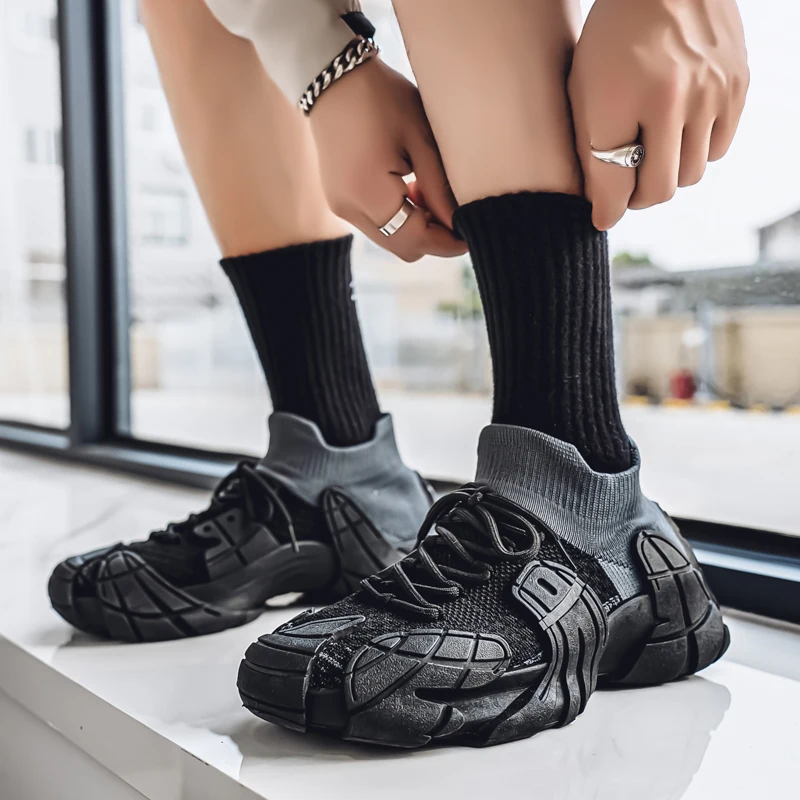 2025 new brand original comfortable lightweight sports running shoes men's breathable mesh casual sneakers