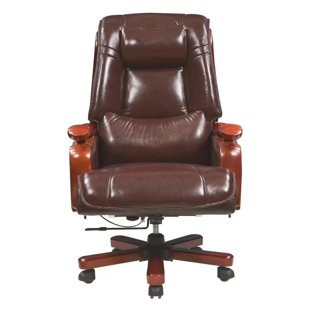 high quality europe design eco friendly office chair with wooden armrest and base