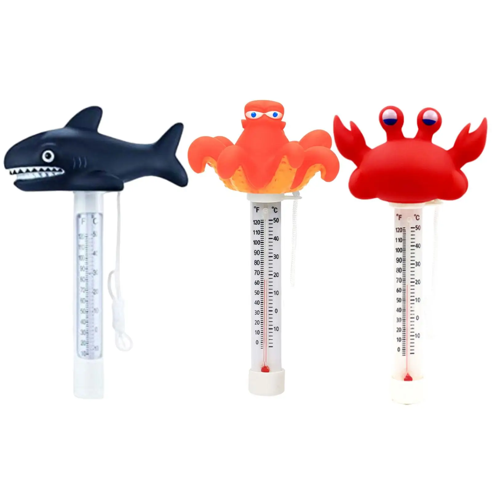 Zwembadthermometer Cartoon Zwembad Thermometer Meter Hot Tubs Voor Spa 'S Bubbelbaden Buiten Zwemmen Visvijvers