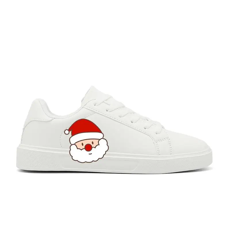 

Lined WarmCartoon reindeer casual sneakers, vivid image, full of girly charm