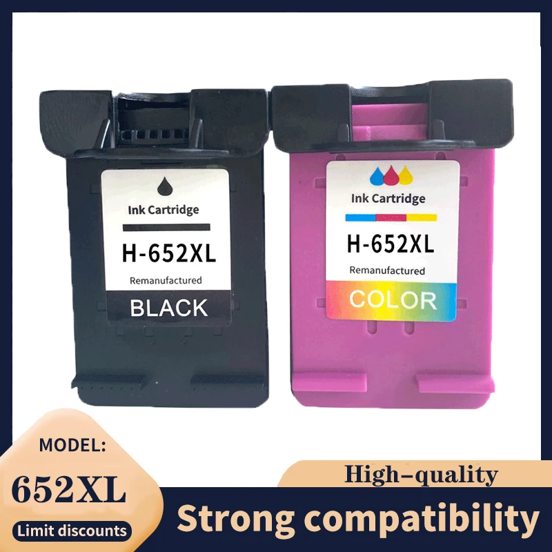 

Compatible for HP652 Ink cartridge for HP 652XL for HP 652 Deskjet 1115 1118 2135 2136 2138 3635 3636 3835 4536 4538 652 printer