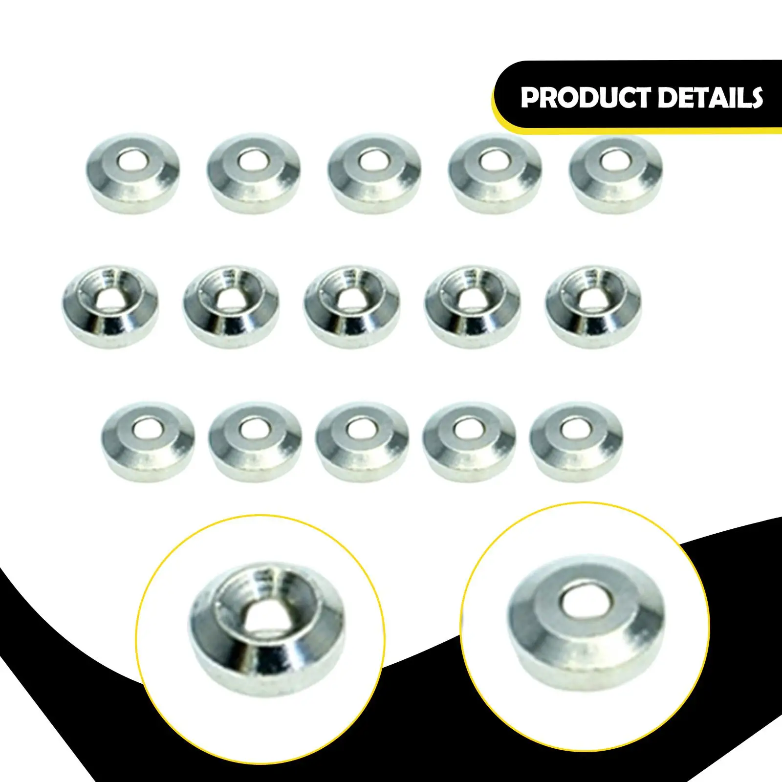 15x Metal Vent Holes Premium Replacement Easy Installation Assembly Building Parts Accessories