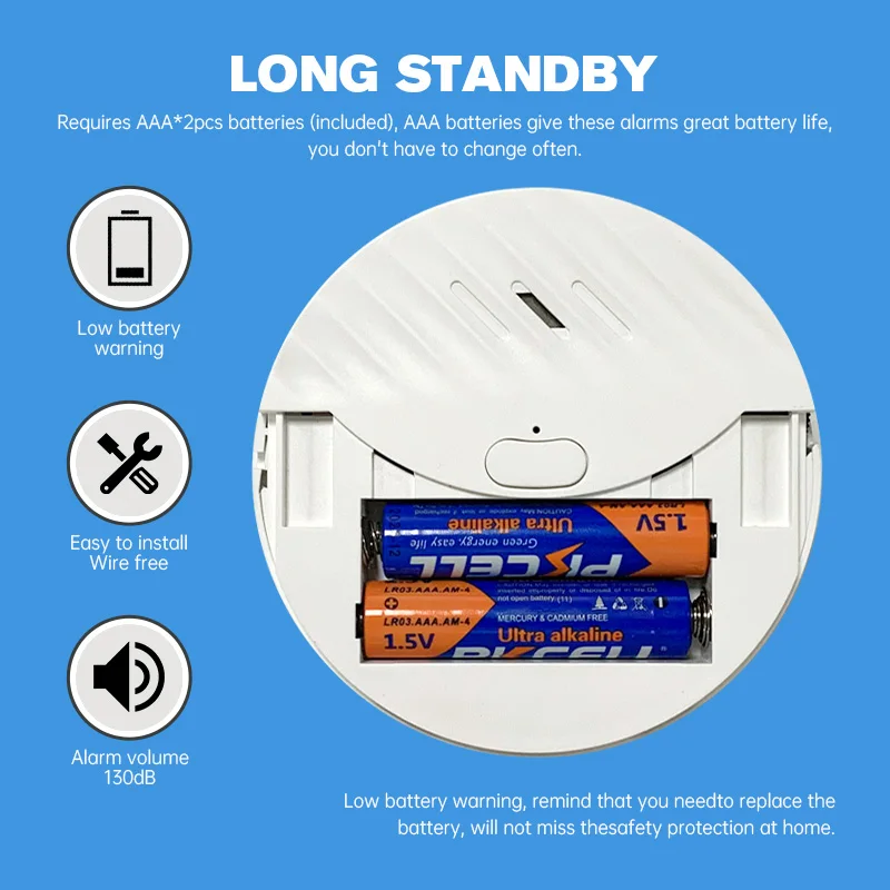 Tuya Smart Burglar مستشعر الباب الزجاجي المنزلق 130Db أمن الوطن مستشعر الباب الاهتزاز نظام إنذار #3