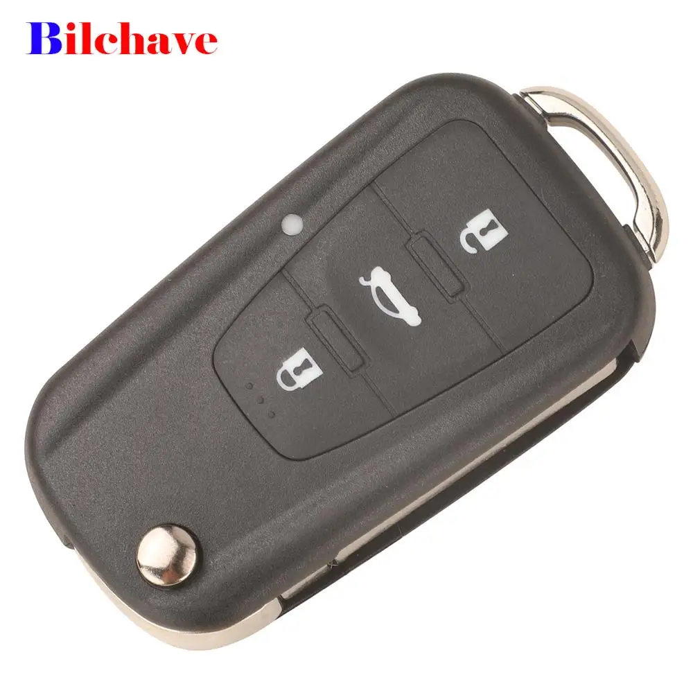 jingyuqin 3 Buttons For MG Flip Folding Car Remote Key Fob For MG5 MG7 MG GT GS 350 360 750 W5 Replacement Key Case Cover