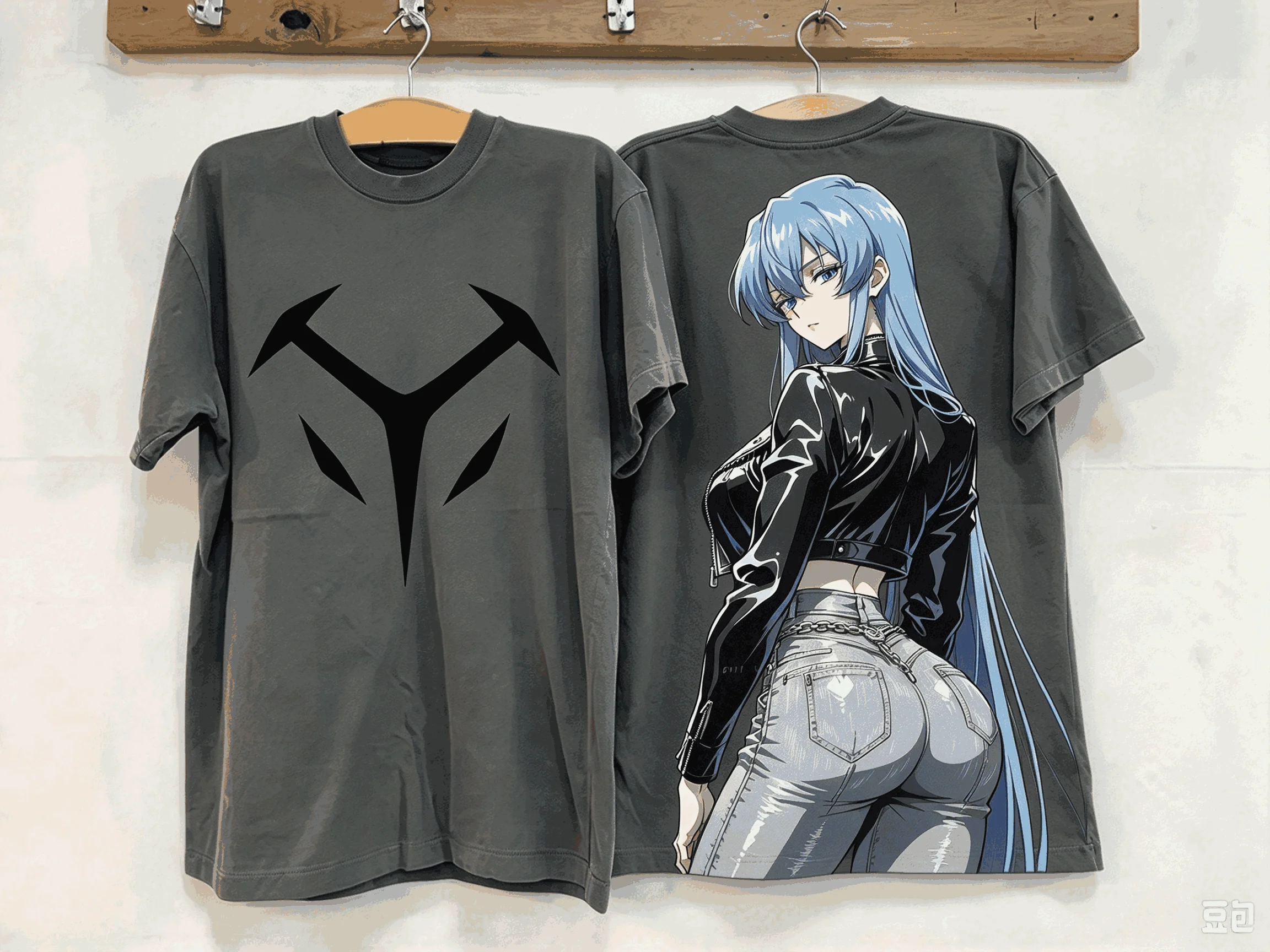 Akame ga Kill! Oversized Unisex Washed Vintage Loose Cotton T-shirt Fashion Hip Hop Street T Shirt Casual Loose high quality tee