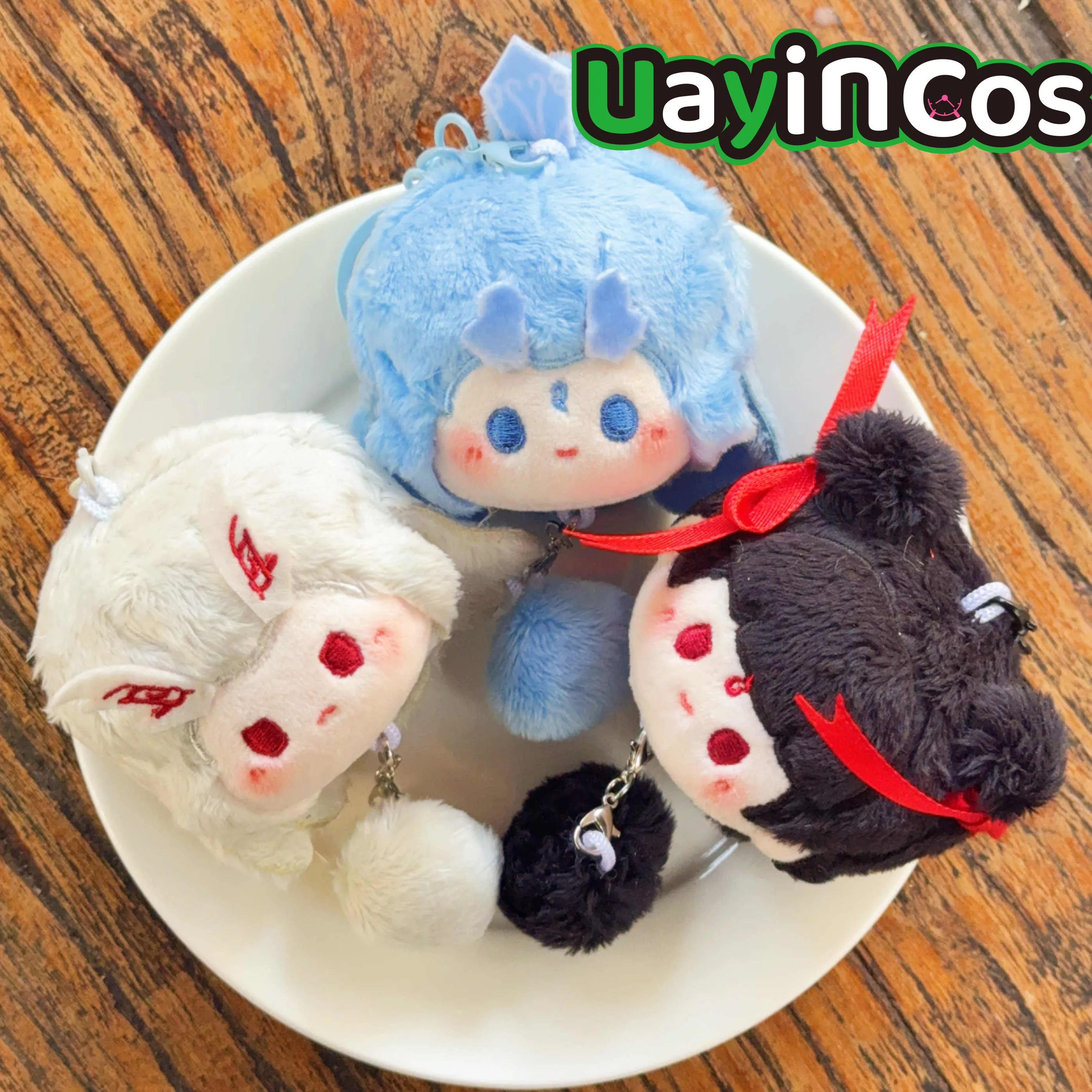 

5 см Ne Zha 2 Demon Nezha Aobing Ao Guang Devil, плюшевая кукла, одежда, брелок, подвеска, сумка, подушка, аниме-фигурка, игрушка для детей