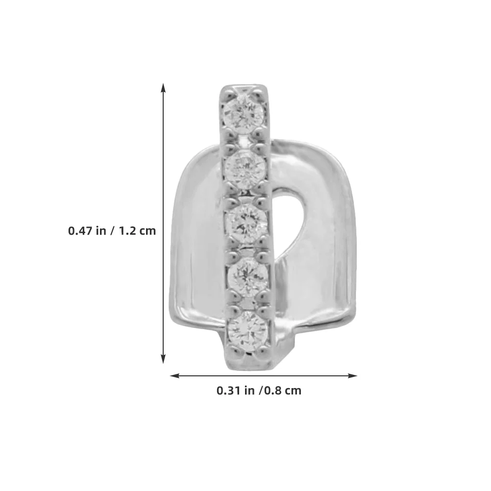 3 قطعة مجوهرات الأسنان الهيب هوب تألق قبعة أسنان واحدة الزركون حجر الراين للحزب موضة الفم شواء تأثيري اكسسوارات #5